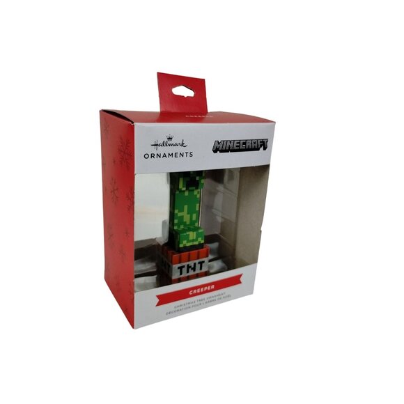 Hallmark Ornaments Minecraft Creeper on TNT Christmas Tree Ornament Decoration - Picture 3 of 11